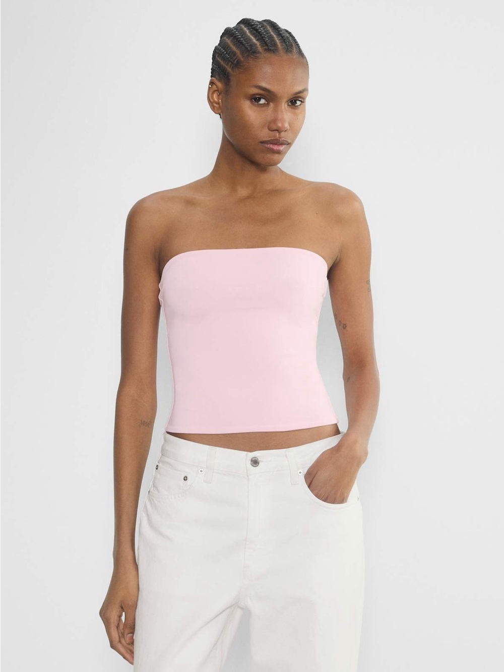 Aritzia Original Contour Tube Top - Villa Pink